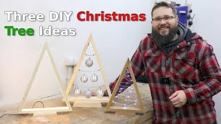 Three DIY Christmas Tree Ideas