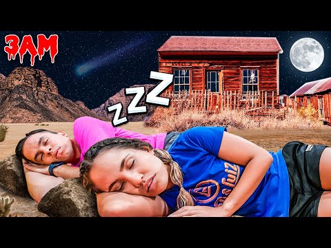 WE SPENT THE NIGHT IN AN ABANDONED HOUSE WITHOUT ANYONE KNOWING!