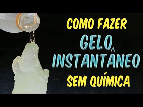 , title : 'Como fazer GELO INSTANTÂNEO sem QUÍMICA'