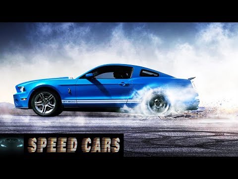 Ford Mustang Shelby GT 500 Twin Turbo Snake Butnouts - Sound and Acceleration