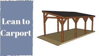 How to Build a Lean to Carport