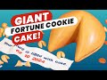 This GIANT FORTUNE COOKIE is ALL CAKE! | How to Cake It With Yolanda Gampp