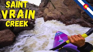 Saint Vrain Creek Colorado "Narrows Section"