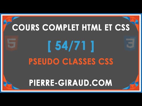 COURS COMPLET HTML ET CSS 1 71 Présentation du cours