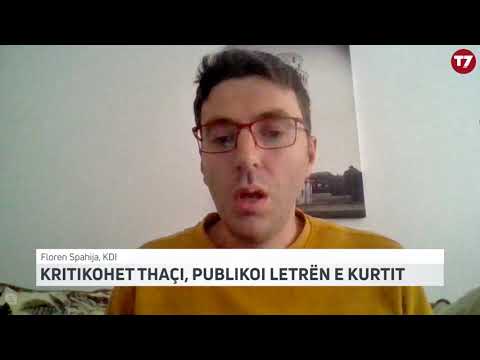 KRITIKOHET THAÇI, PUBLIKOI LETRËN E KURTIT | T7