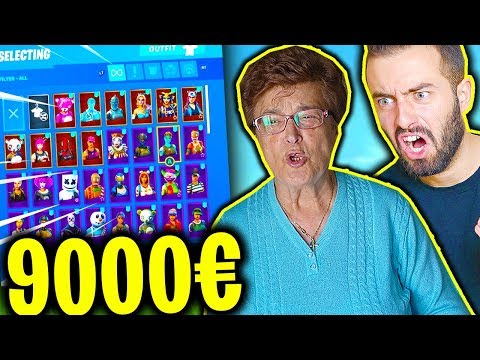 💰💸 MIA NONNA SCOPRE QUANTO HO SPESO su FORTNITE