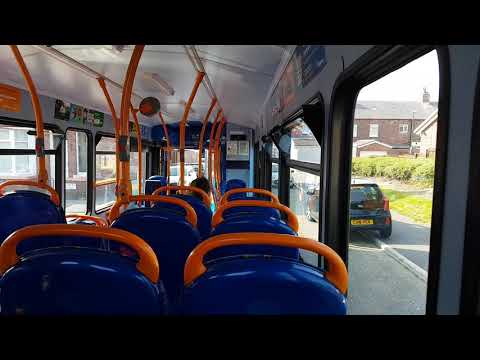 Journey on Route E1 | NK58AGU/39710 - Stagecoach North East: MAN 14.240LF/ADL Enviro 200
