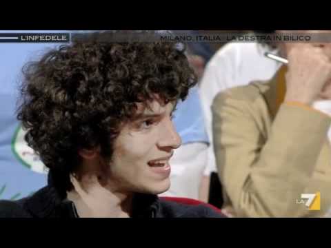 Mattia Calise Movimento 5 Stelle L'Infedele 25 apr 2011