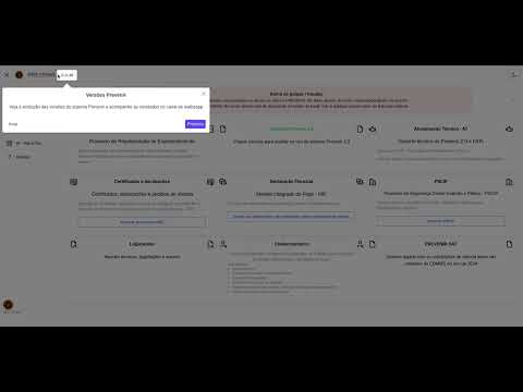 Prévia do vídeo 2 - Tela home