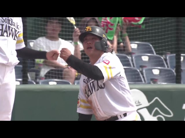 【ファーム】ホークス・井上朋也 積極的な走塁でチャンスメイク!! 2025年8月21日 福岡ソフトバンクホークス 対 阪神タイガース