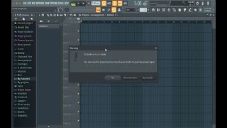 How to fix you can save this project but you need to buy fl studio to open it again/ fl studio