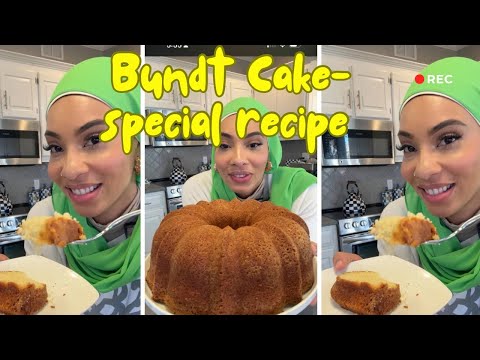 Bake A Bundt Cake! Special Recipe   