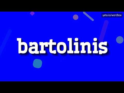 HOW TO PRONOUNCE BARTOLINIS? #bartolinis