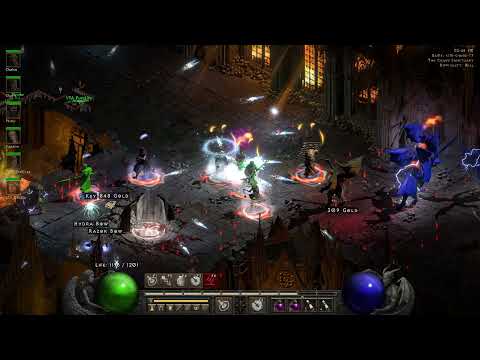 Kimsulki84 - D2R Mat Faith Bowzon Hybrid. Full Party Chaos Quick runs with AMPing Necro