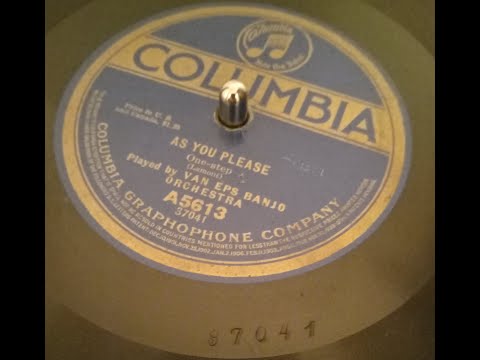 Van Eps Banjo Orchestra - As You Please (Fred van Eps) 1914