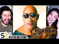 BLACK ADAM PITCH MEETING Reaction | Ryan George - Super easy, barely an Inconvenience