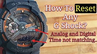 How To Reset Casio G Shock Watch?