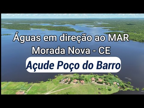 SANGRIA DO AÇUDE POÇO DO BARRO EM MORADA NOVA- CEARÁ ABRIL DE 2024
