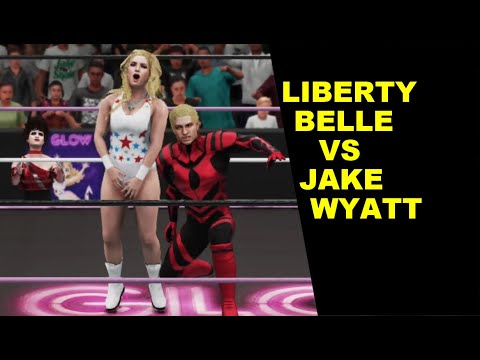 GLOW 1985   Liberty Belle vs Jake Wyatt w/Zoya - Extreme Rules