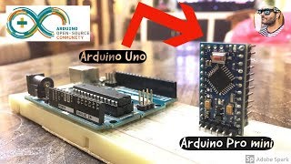How to Program Arduino Pro Mini with Arduino Uno || How to program Arduino Pro Mini