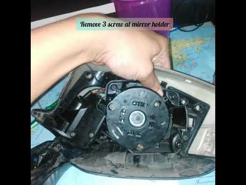 Hyundai elantra MD side mirror replacement (motor gear)