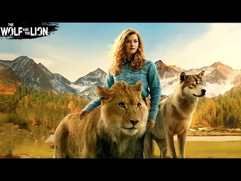 بنت تعيش وحيدة في الغابة فتقرر تربية اسد وذئب، ومنين كبرو نقدوها من الخطر❤|| The Wolf and The Lion