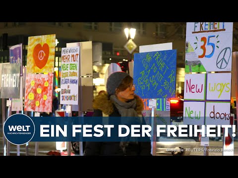 Video Thumbnail: BERLIN: 35 Jahre Mauerfall - 700 Musiker verwandeln Mauerstreifen in ein „Freiheits-Konzert“!