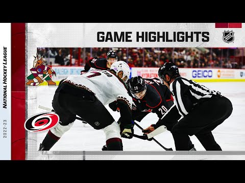 Coyotes @ Hurricanes 11/23 | NHL Highlights 2022