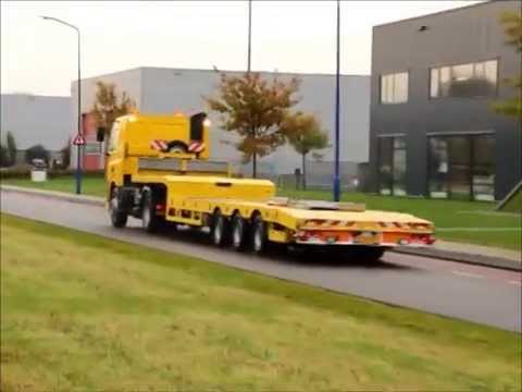 DAF CF85 year 2001 incl Broshuis trailer year 2010