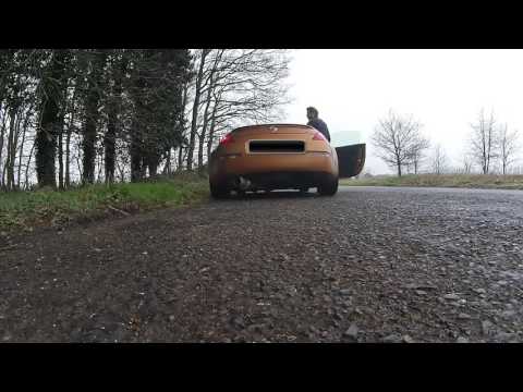 Nissan 350z ISR performance single exhaust with decats