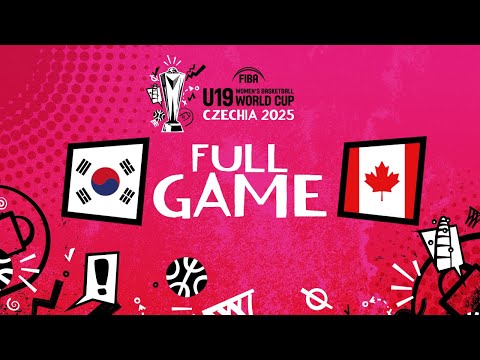 Round of 16 | Korea v Canada | Full Basketball Game | FIBA U19 Women's Basketball World Cup 2025