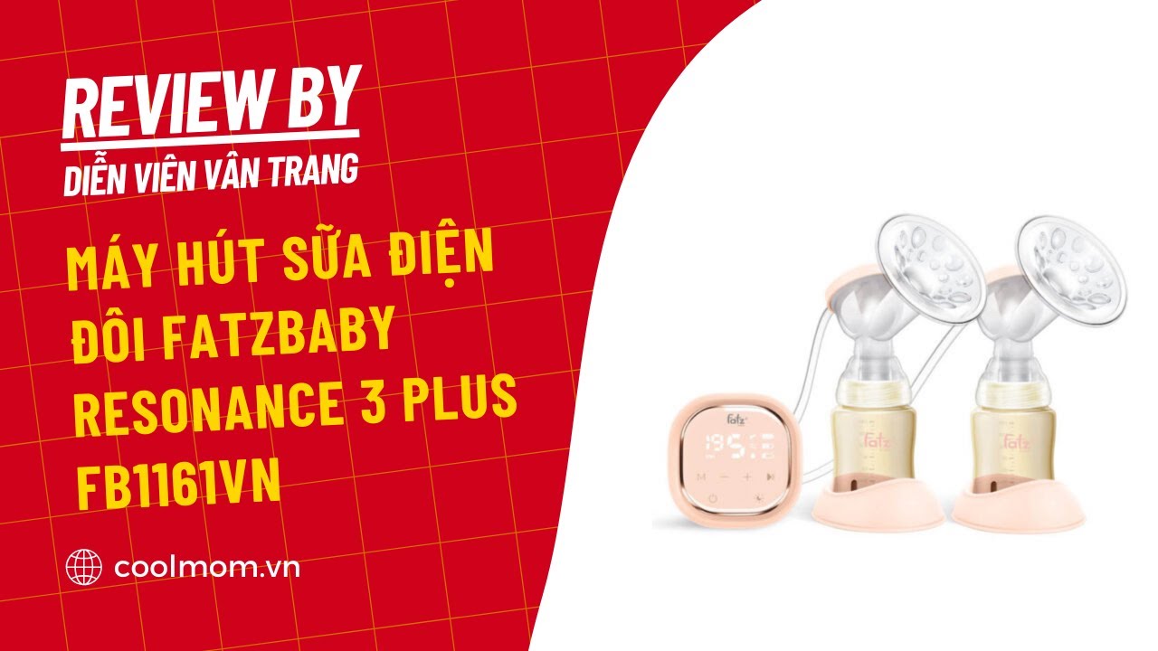 Máy hút sữa điện đôi Fatzbaby Resonance 3 Plus FB1161VN