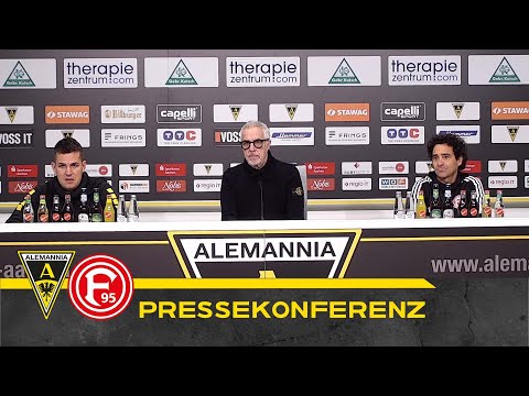Pressekonferenz nach Alemannia Aachen - Fortuna Düsseldorf  II