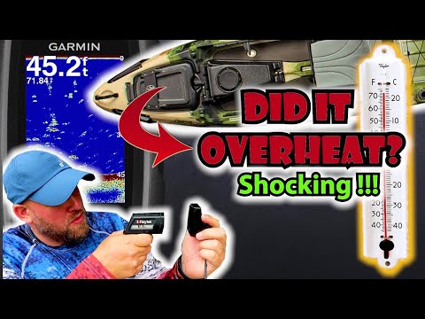 TESTED! Will it OVERHEAT! Garmin Striker 4 Transducer In-Hull Kayak Install