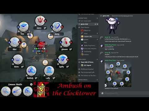 Ambush on the Clocktower Game 15: Trouble Brewing