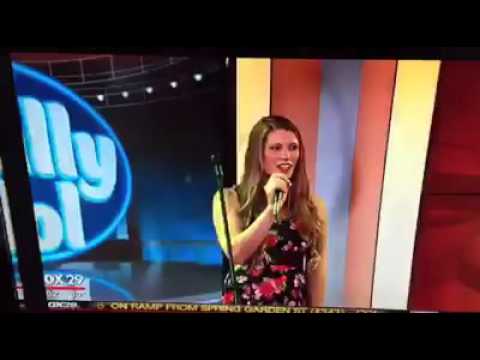 Erin Doherty on Philly Idol at FOX29 news station