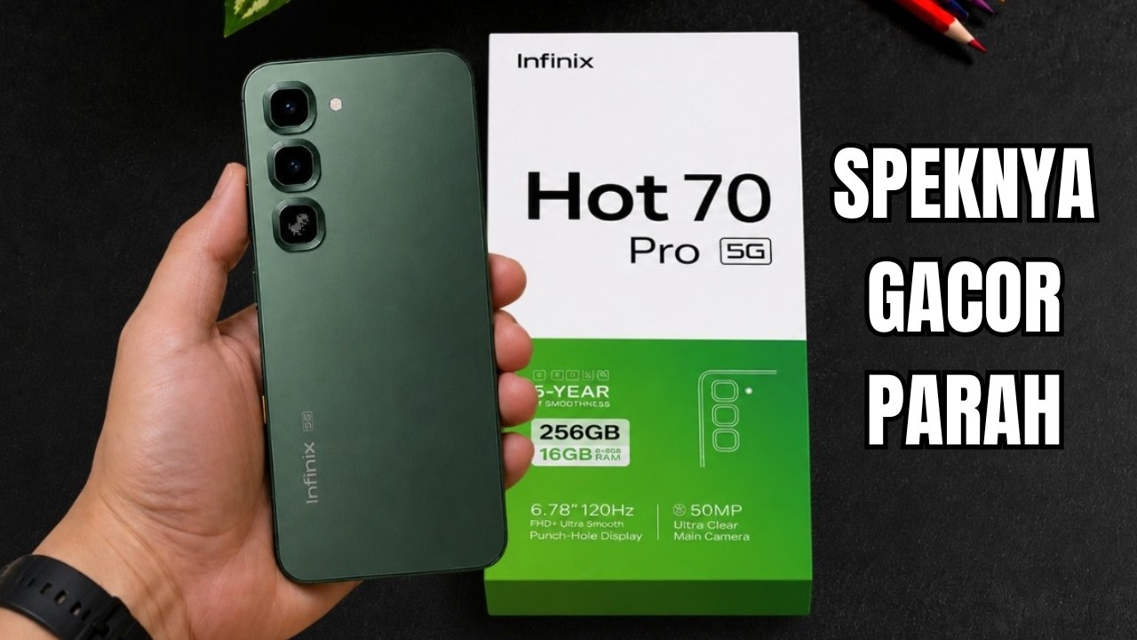 HP MURAH YANG BIKIN AUTO UPGRADE‼️INFINIX HOT 70 PRO 5G MAKIN BRUTAL SPEK SADIS