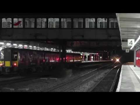 20305/20312 with 57002/57008 DIT 6k73 Sellafield - Crewe flasks,17th February 2015 THRASH !!