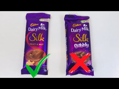 Dairy Milk Silk Fruit & Nuts VS Dairy Milk Bubbly | Which is Best
