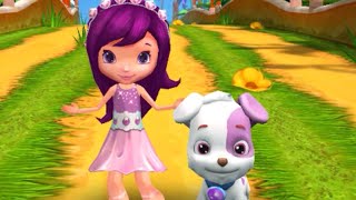 Strawberry Shortcake Berry Rush "Plum Pudding with DOG" Gameplay makeover for kid. Ep.32
