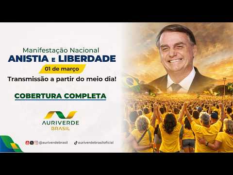 Transmissão ao vivo, direto da Avenida Paulista, São Paulo  -  01/03/2026