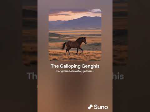 The Galloping Genghis 1 hr Loop [D Aeolian (Minor)] [AI Instrumental]