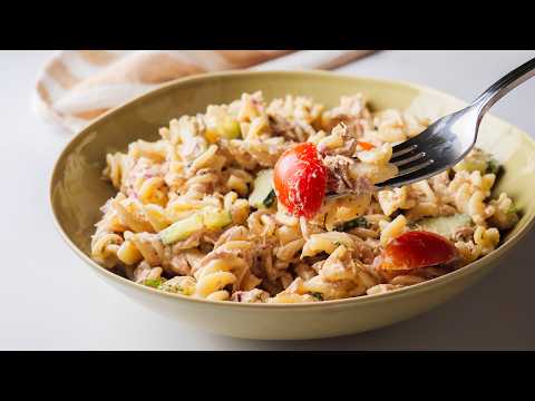 Healthy Tuna Pasta Salad Recipe | Light, Creamy and Perfect for Any Meal