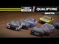 Kyle Larson slides to first in Heat 3 at Bristol