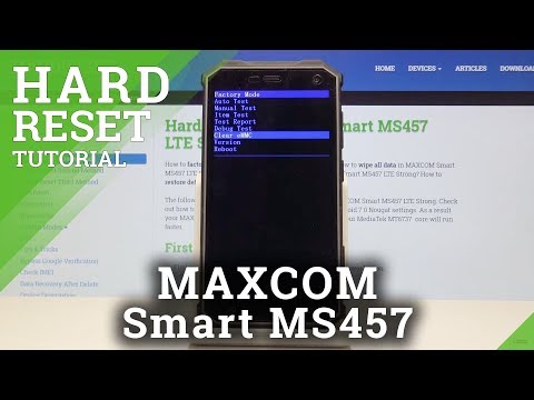 How to Hard Reset MAXCOM Smart MS457 Strong - Wipe All Data / Remove Password