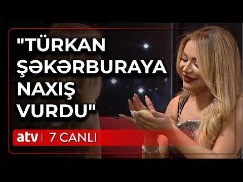 Türkan Vəlizadə canlı efirdə musiqi sədaları altında şəkərburaya naxış qoydu - 7 Canlı
