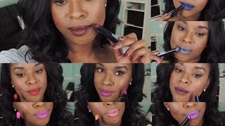 26 LA Girl Flat Velvet Matte Lipstick Swatches | The Painted Lips Project