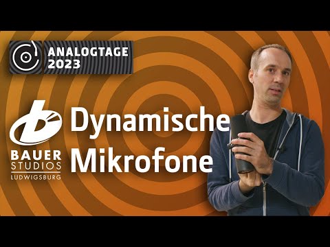 Analogtage 2023 - Bauer Studios: Dynamische Mikrofone