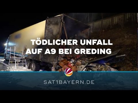 Tödlicher Unfall auf der A9 bei Greding: Polizei vor einem Rätsel
