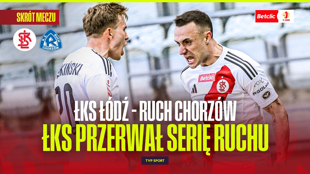 ŁKS Łódź vs Ruch Chorzów Highlights